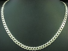 925 Sterling Silber Panzerkette / Halskette / Echtsilber / 16,5g / 44,8 cm