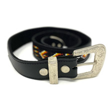 Westerngürtel schwarz Echt