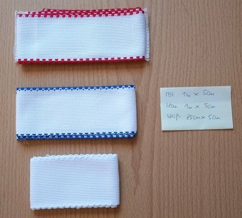 Zweigart aida stickband cm - aida-stickband,