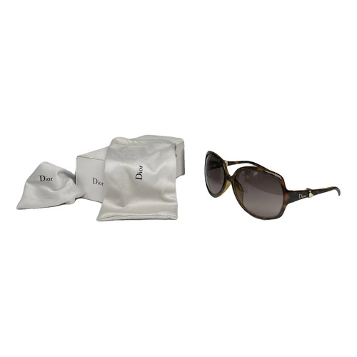 Dior brown plastic sunglasses - brown,