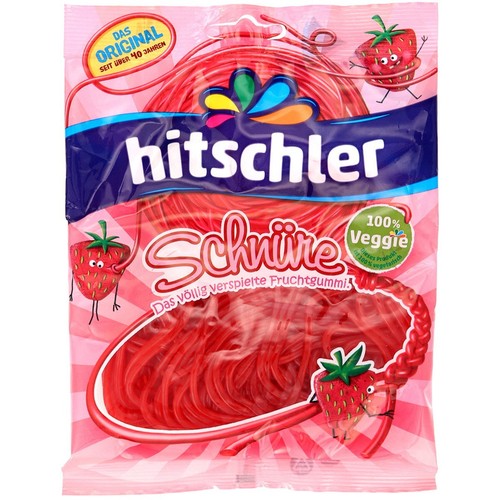 Hitschies schnüre erdbeer - schnüre, 125