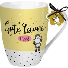Sheepworld Lieblingstasse Motiv »Gute Laune« 300 ml 10,5 cm hoch Becher 59613
