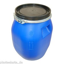 Deckelfass Fass 30 Liter blau