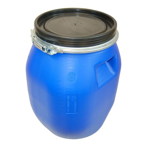 Deckelfass fass liter blau - fass, 30