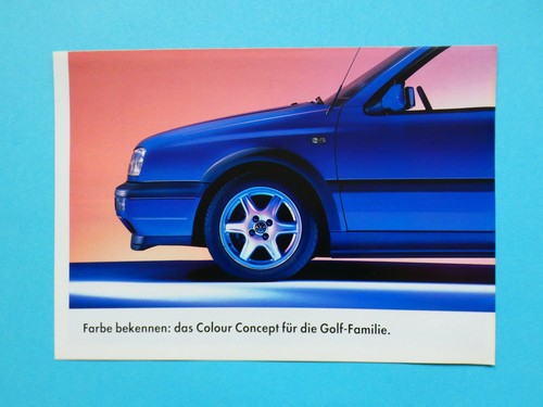 Prospekt poster vw - prospekt, golf