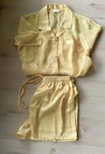 Damen Satin Sommer Pyjama