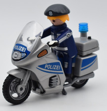 Playmobil Polizist Motorrad