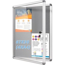 Schaukasten 4xA4 Alu