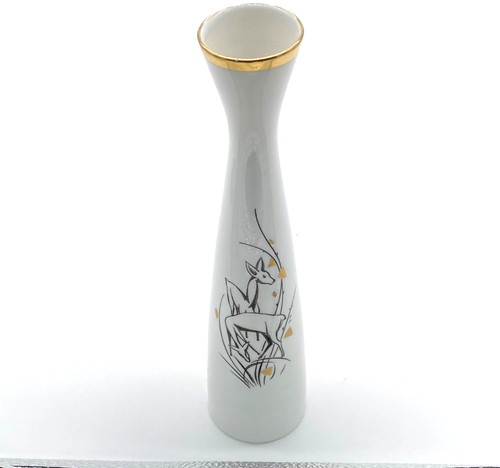 Bavaria vase mit rehen - vase,