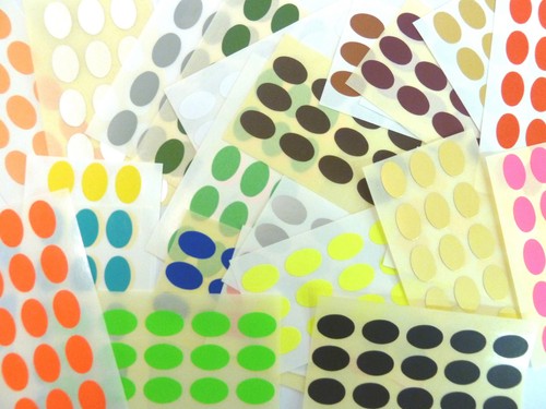 Kleine 15x10mm oval - oval, farbcode