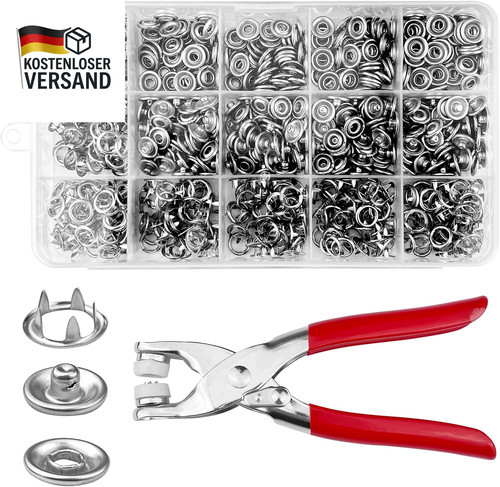 Druckknopf set mit zange - set,