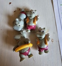 Happy Hippos At The Beach 1988 Überaschungsei 4stück
