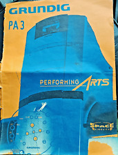 Grundig Space Fidelity PA3 Manual Handbuch Bedienungsanleitung