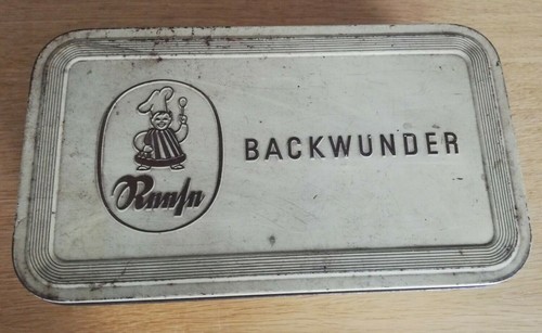 Alte backwunder blechdose - alte,