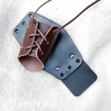 Leder Armschützer Armschiene Armband Mittelalter Lederarmschützer Leather Bracer
