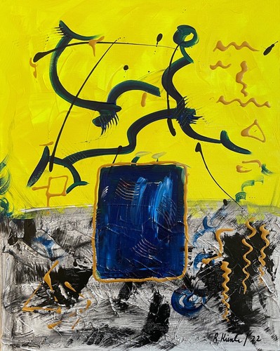Original acrylgemälde 50 - acrylgemälde, 40×50
