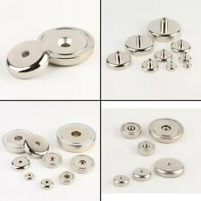 ★TheQ★ Extra Stark Neodym Haftkraft Topfmagnete bis 185kg NdFeB Ø8-90 mm