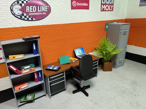 Diorama werkstatt büro - diorama,