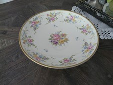 Thomas Avory - Antike Obstschale mit Fuß 07327 Rosendekor ø 26 cm mid Century