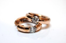 Esprit Damen-Creolen Ohrringe 925 Sterling Silber Rhea 17-GO5769/600