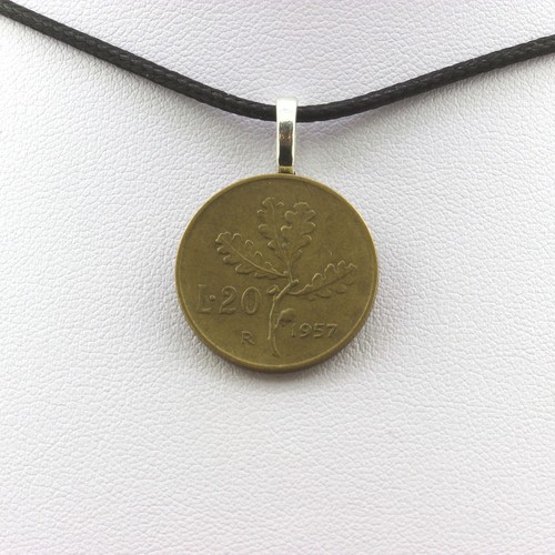 Kette mit münze italien - kette, 20