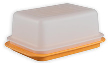Tupperware Essentials Butterdose transparent-orange NEU