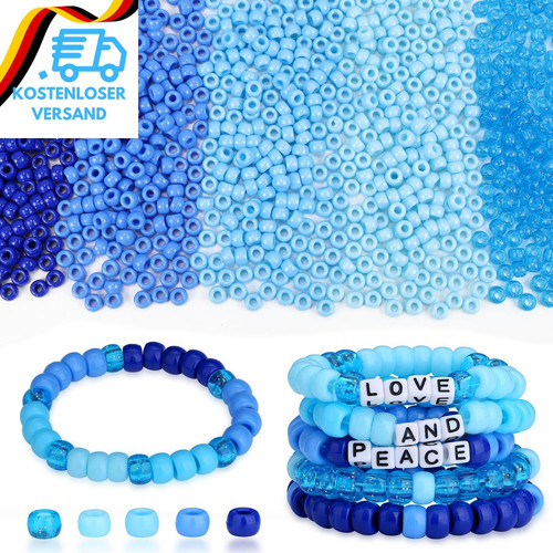970 stück blaue - 970, beads