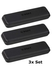 U-Boat 43594 schwarzes 3er Set Armbanduhren Reiseetui