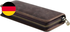 Vintage Stiftetui, Leder