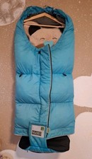 Odenwälder Mucki L Winter-Fußsack – warm, weich und gemütlich, türkis