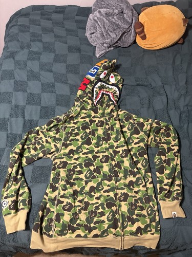 Bathing ape bape green camo - bathing,