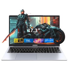 Laptop 17,3 Zoll Notebook 16GB RAM 512GB SSD Windows 11 Pro Intel N95 6000mAh DE