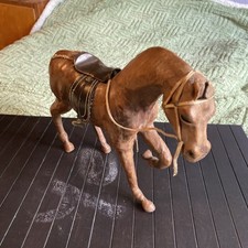 VINTAGE Pferd aus Leder und