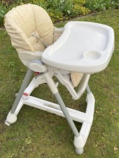 Peg Perego Prima Pappa Diner Hochstuhl Kindersitz Tisch klappbar verstellbar