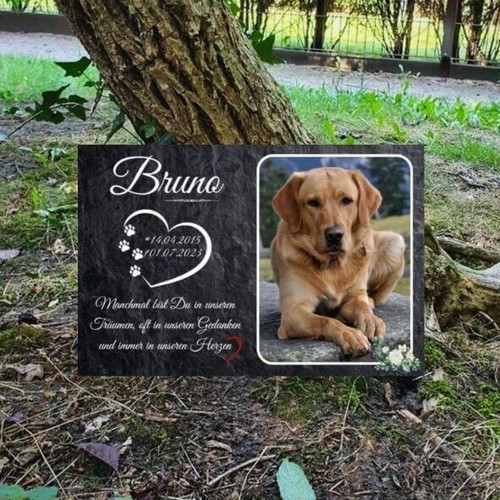 Personalisierter tiergrabstein - personalisierter,