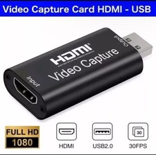4K Video Capture Card HDMI auf USB 1080P Live Video Streaming Game Recorder NEU