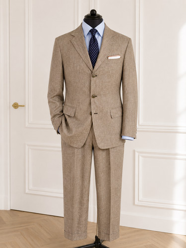 Koan 100 leinen anzug beige - koan,