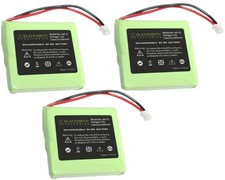 3 X ORIGINAL LOGICELL AKKU für Medion MD82877 MD83877 DECT Telefon Batterie