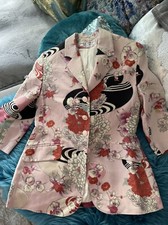 Blazer Barbara Kessels Gr. 38 Rosa asiatisch Mandelblüte Seide