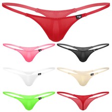 Herren String Tanga T-Back Mini Bikini Slips Höschen Low Rise Thong Unterwäsche