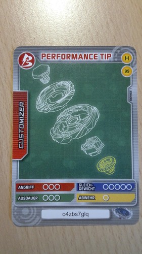 Performance tip h99 beyblade - performance,