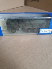 Roco miniatur modell 6x6 LKW MAN 452 in flecktarn und OVP mit Anbauteile THW