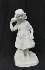 Gustavsberg  Porzellanfigur Schweden Mädchen mit Muschel Alice Nordin Porzellan