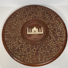 Vintage Wood Carved Taj Mahal