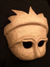 Maske pappmache maske  anmalen