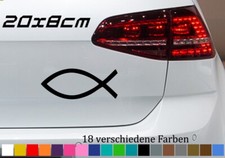 Baptism Fish Sticker 20x8cm