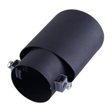 Matte Schwarz Oval Auto