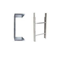 GEDA 0,75m Leiterteil Leiter unverstärkt leichte Ausführung 150/200kg - 03384