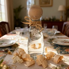 Karaffe mit Zirbenkugel aus