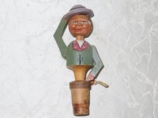 Holz Zierkorken Figur " Mann